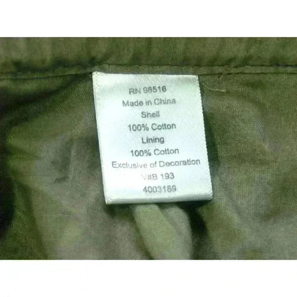 Coldwater Creek Midi Skirt Petite Small 6-8 Taupe Tan Embroidered - Picture 7 of 8